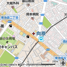 東京都豊島区東池袋2丁目1-5周辺の地図