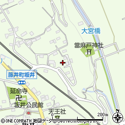 山梨県韮崎市藤井町駒井1096-15周辺の地図