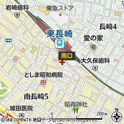 中野家 東長崎店周辺の地図