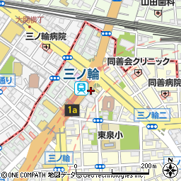 居楽屋白木屋 三ノ輪駅前店周辺の地図