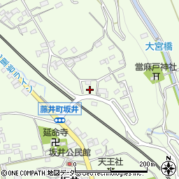 山梨県韮崎市藤井町駒井880周辺の地図