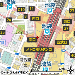 パレフローラ東武池袋店周辺の地図