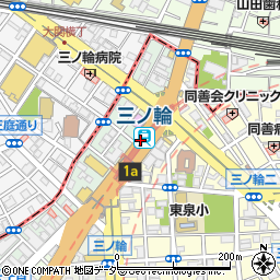 三ノ輪駅周辺の地図