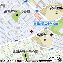 ＹＳコーポ高根台周辺の地図