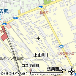 〒273-0046 千葉県船橋市上山町の地図