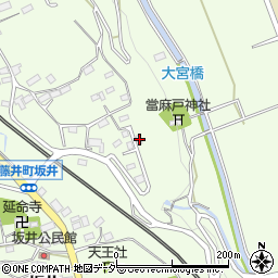 山梨県韮崎市藤井町駒井1096-12周辺の地図