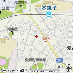 千葉県銚子市愛宕町3705周辺の地図