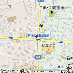 安楽亭上石神井店周辺の地図