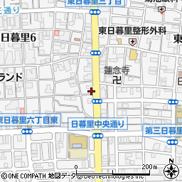 ザ・パーク東日暮里６丁目駐車場周辺の地図