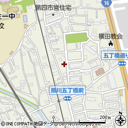 東京都福生市熊川1332-1周辺の地図