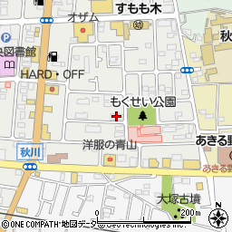 あきる台グループホーム秋川周辺の地図