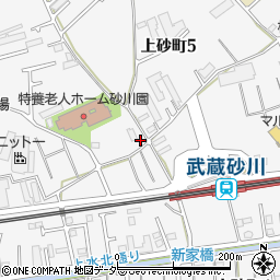 チケパ武蔵砂川駅前第３駐車場周辺の地図