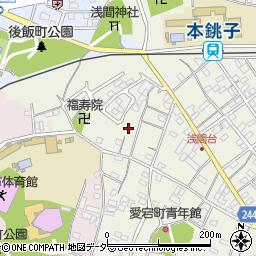 千葉県銚子市愛宕町1305周辺の地図