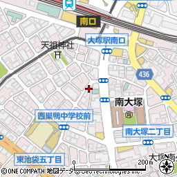 とり勢 大塚駅南口周辺の地図