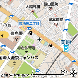 松屋 向原店周辺の地図