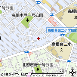 千葉県船橋市高根台4丁目24-7周辺の地図