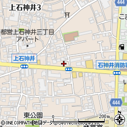 新青梅街道周辺の地図