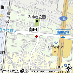 長野県駒ヶ根市南田10-13周辺の地図