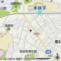 千葉県銚子市愛宕町3703周辺の地図