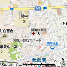 東京都練馬区関町北4丁目13周辺の地図