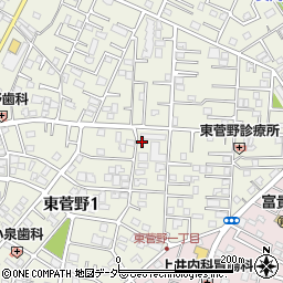 エクセルコート東菅野周辺の地図