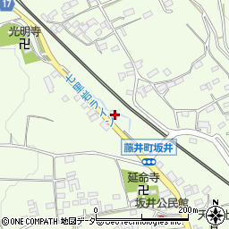 山梨県韮崎市藤井町坂井955-1周辺の地図