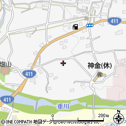 山梨県甲州市塩山下小田原432周辺の地図