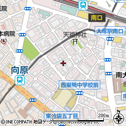 ワイン厨房 tamaya タマヤ 大塚 Otsuka周辺の地図