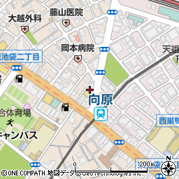 東京都豊島区東池袋2丁目1-11周辺の地図