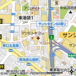 桂花ラーメン サンシャイン60通り店周辺の地図
