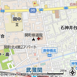 東京都練馬区関町北4丁目12周辺の地図