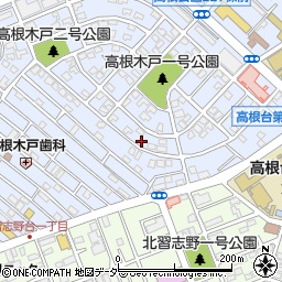千葉県船橋市高根台4丁目21-12周辺の地図