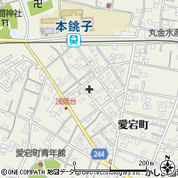千葉県銚子市愛宕町2968周辺の地図