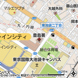 東京消防庁豊島消防署周辺の地図