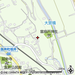 山梨県韮崎市藤井町駒井1096-11周辺の地図