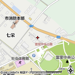 千葉県富里市七栄742-26周辺の地図