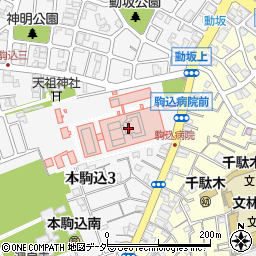 三井住友銀行駒込病院 ＡＴＭ周辺の地図