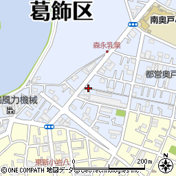 〒124-0022 東京都葛飾区奥戸の地図