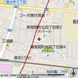 東京都練馬区関町北4丁目28-3周辺の地図
