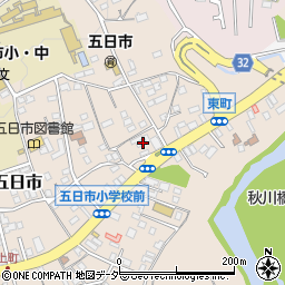 東京都あきる野市五日市126周辺の地図