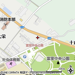 千葉県富里市七栄750-2周辺の地図