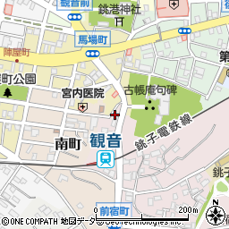 千葉県銚子市前宿町55周辺の地図
