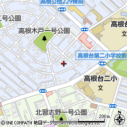 千葉県船橋市高根台4丁目24周辺の地図