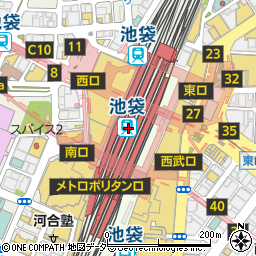 池袋駅 東京都豊島区 駅 路線図から地図を検索 マピオン
