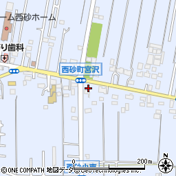 宮沢公会堂周辺の地図