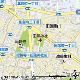 田無神社周辺の地図