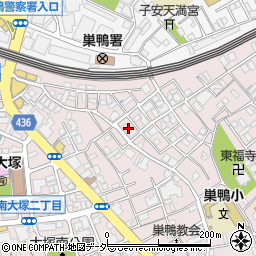 東京都豊島区南大塚1丁目45周辺の地図
