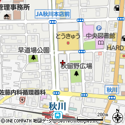 日本通信テレコム秋川駅前店周辺の地図