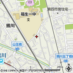 東京都福生市熊川810-14周辺の地図