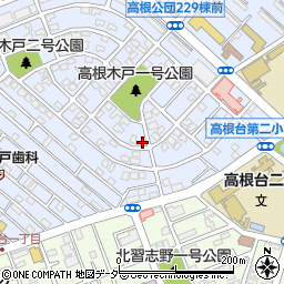千葉県船橋市高根台4丁目20-6周辺の地図